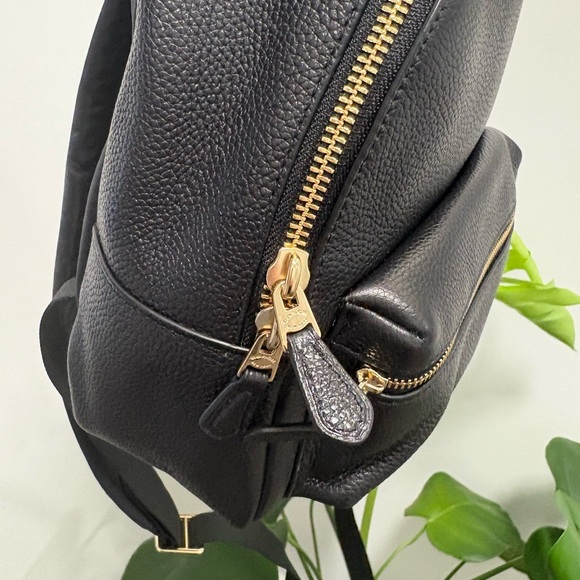 Coach Charlie Black Pebble Leather‎ Small Backpack - Picture 4 of 12